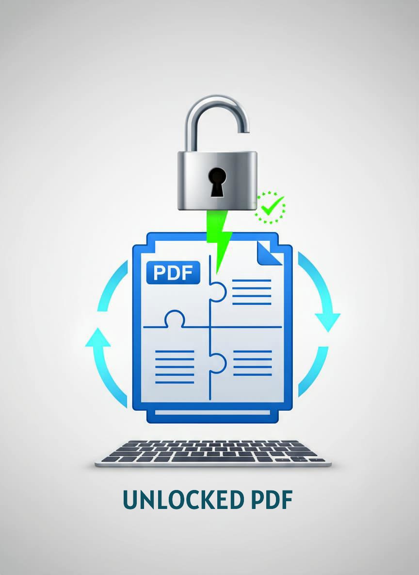 Unlock password-protected PDF